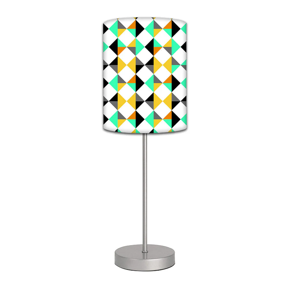 Stainless Steel Table Lamp For Living Room Bedroom - Dimond Pattern
