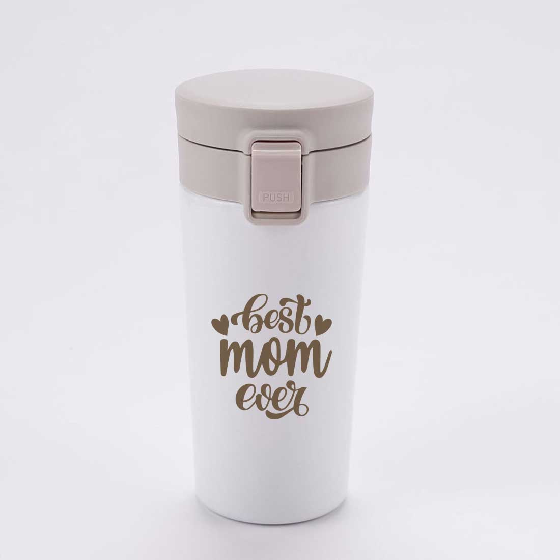 Designer Travel Coffee Mug Insulated for Travelling Mother Day Gift (350 ML) - Best Mom Ever - Image 7