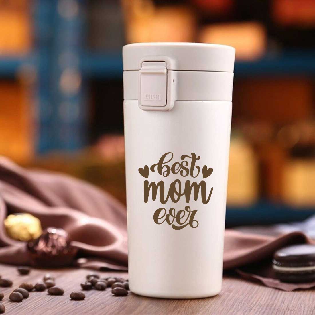 Designer Travel Coffee Mug Insulated for Travelling Mother Day Gift (350 ML) - Best Mom Ever - Image 9