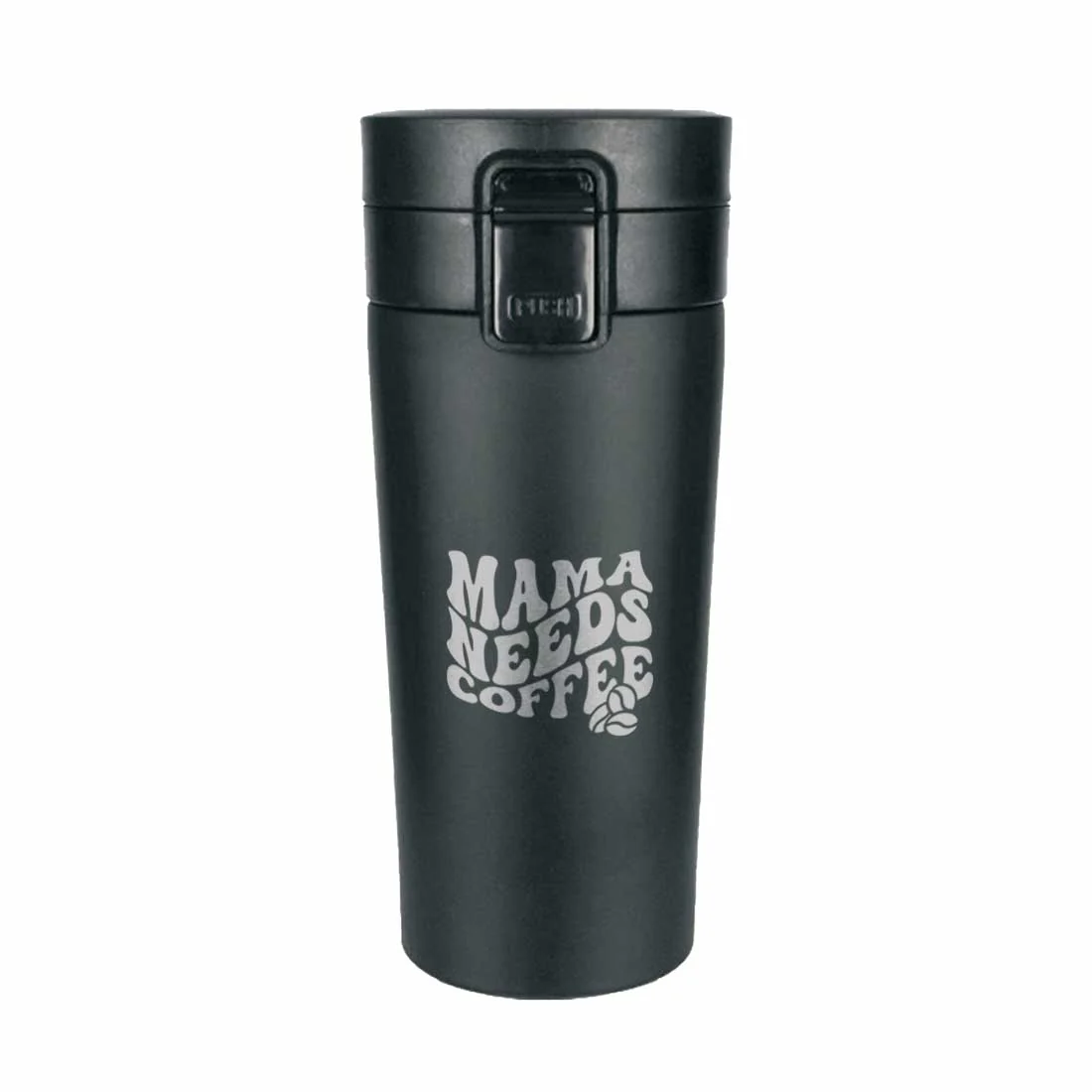 Designer Travel Coffee Mug Insulated for Travelling Mother Day Gift (350 ML) - Mama Needs Coffee - Image 2