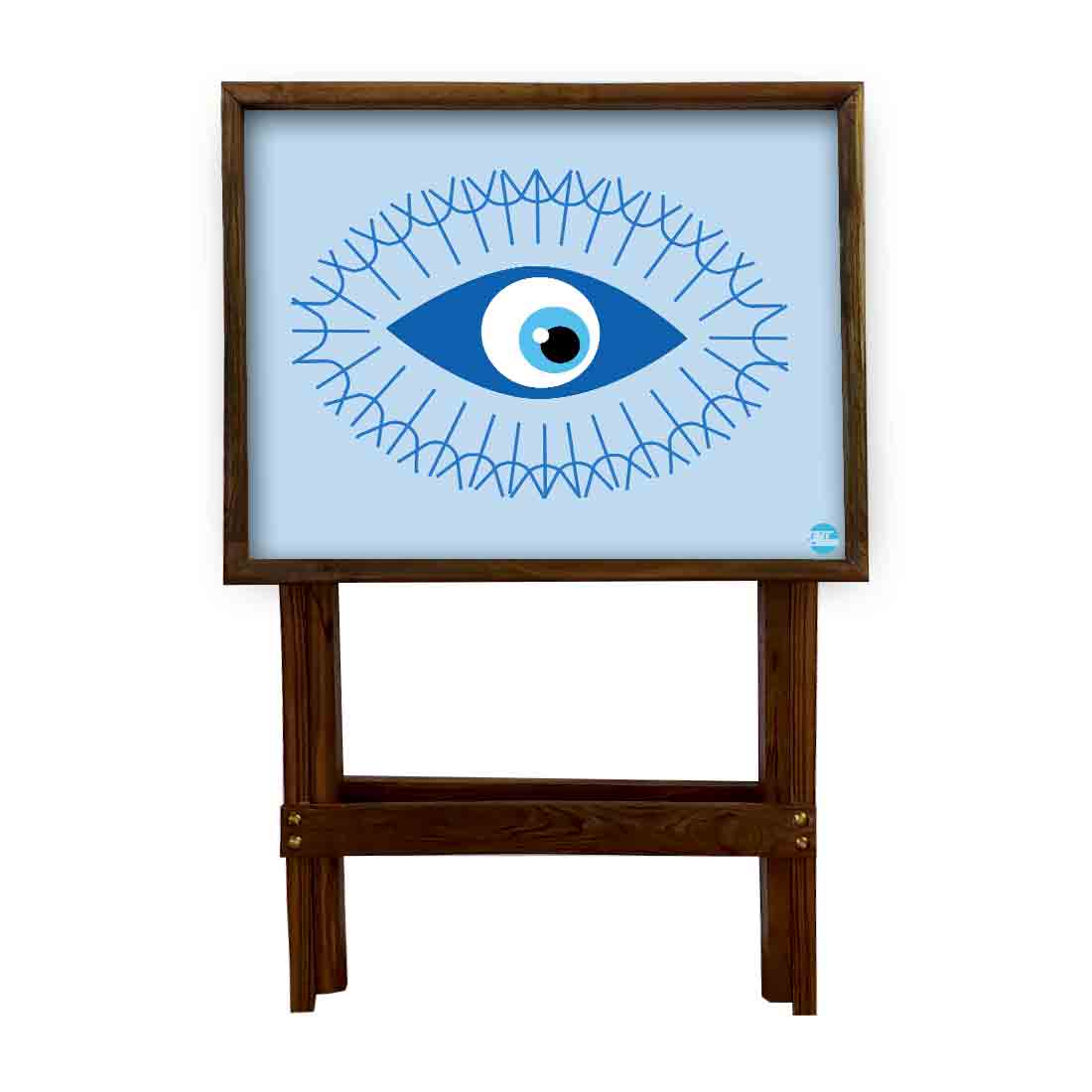 Folding TV Tray Table for Living Room Bedroom Side Tables - Evil Eye Protector - Image 10