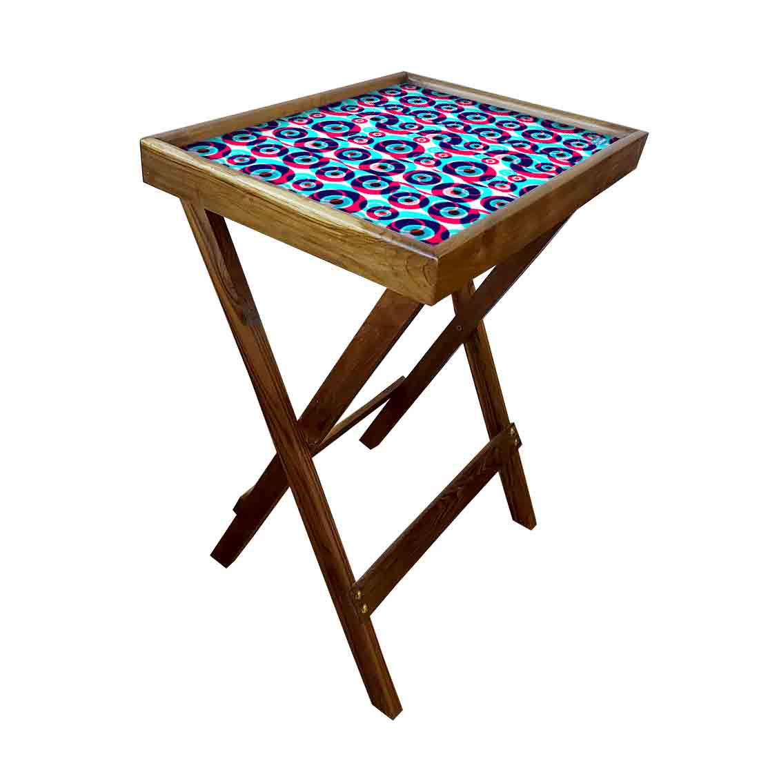 Wooden TV Tables for Eating Breakfast Serving Table - Evil Eye Protector - Image 26