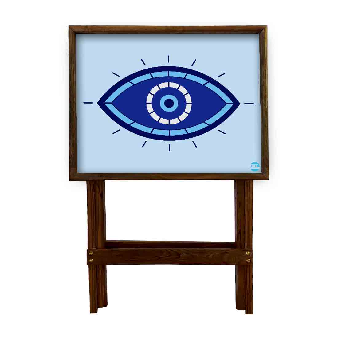 Foldable Living Room Tray Table Serving Corner Rack - Evil Eye Protector - Image 12