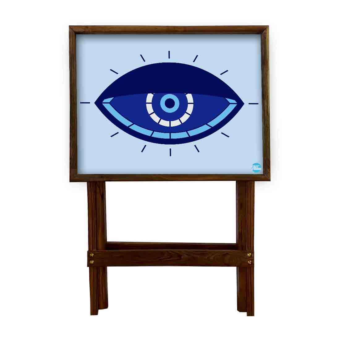 Foldable Living Room Tray Table Serving Corner Rack - Evil Eye Protector - Image 6