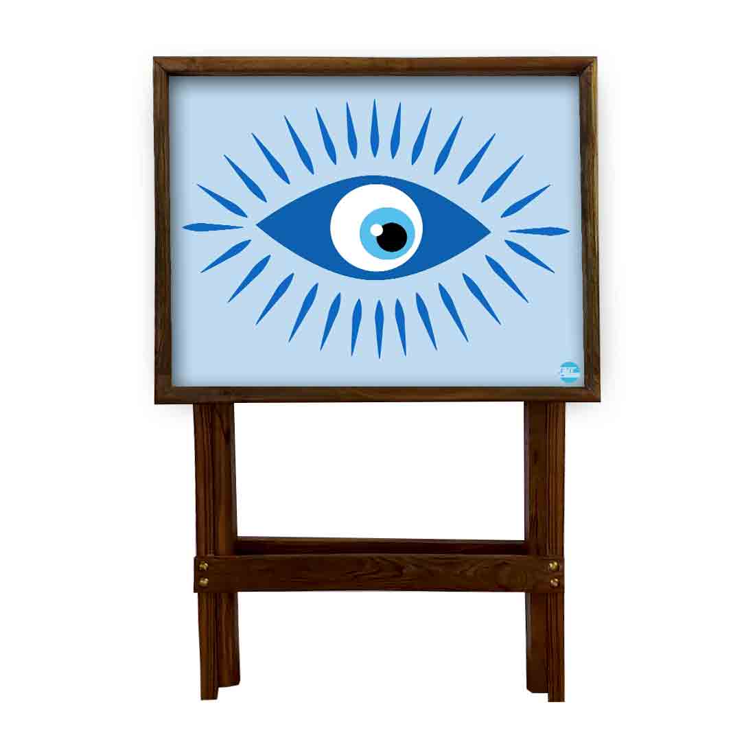Foldable Living Room Tray Table Serving Corner Rack - Evil Eye Protector - Image 7