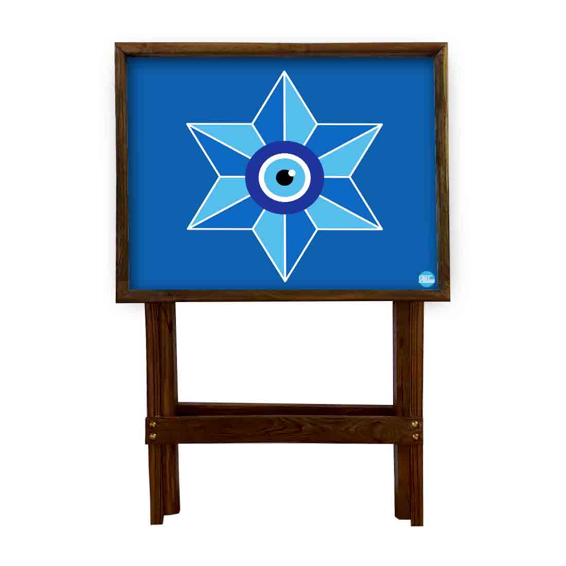 Foldable Side Table for TV Tray Tables Living Room  - Evil Eye Protector - Image 11