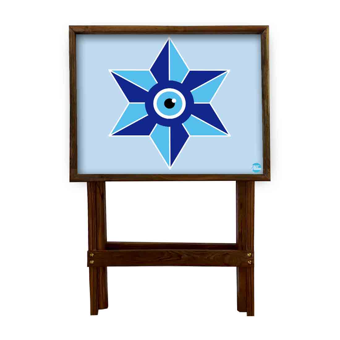 Foldable Side Table for TV Tray Tables Living Room  - Evil Eye Protector - Image 13