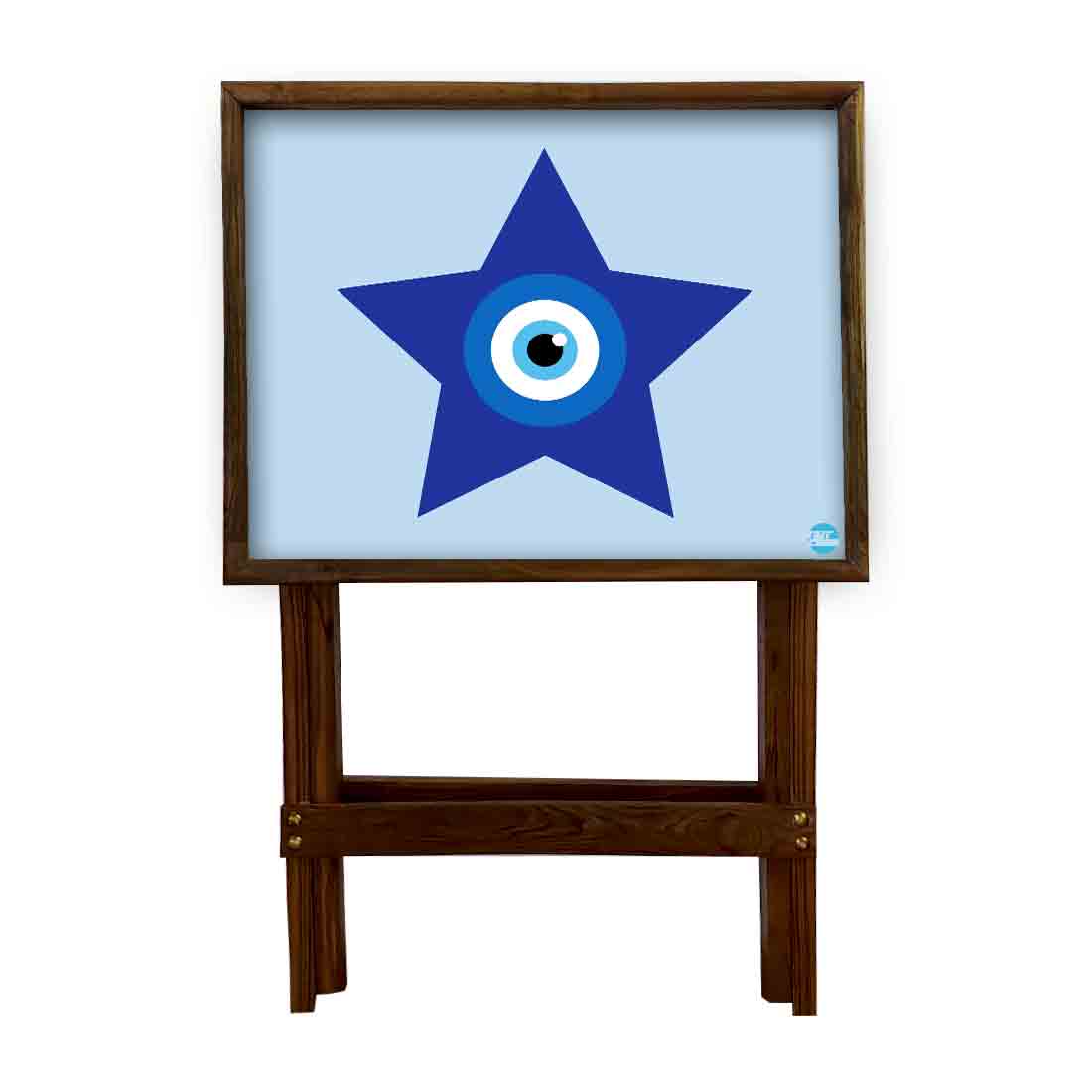 Foldable Side Table for TV Tray Tables Living Room  - Evil Eye Protector - Image 9