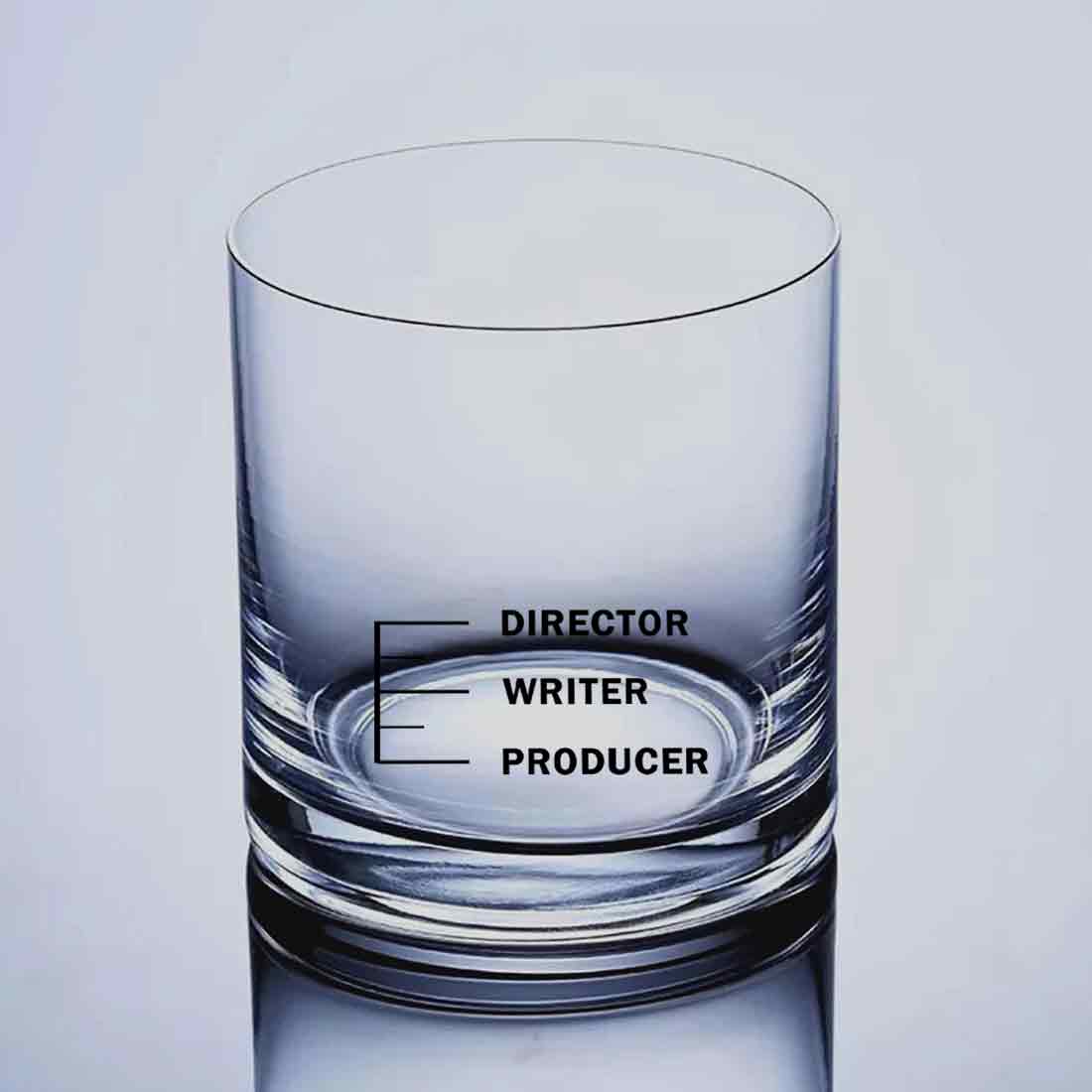 Designer Whiskey Glass for Mixed Drinks Bourbon - DIRECTOR WRITER PRODUCER Filmy - Image 14