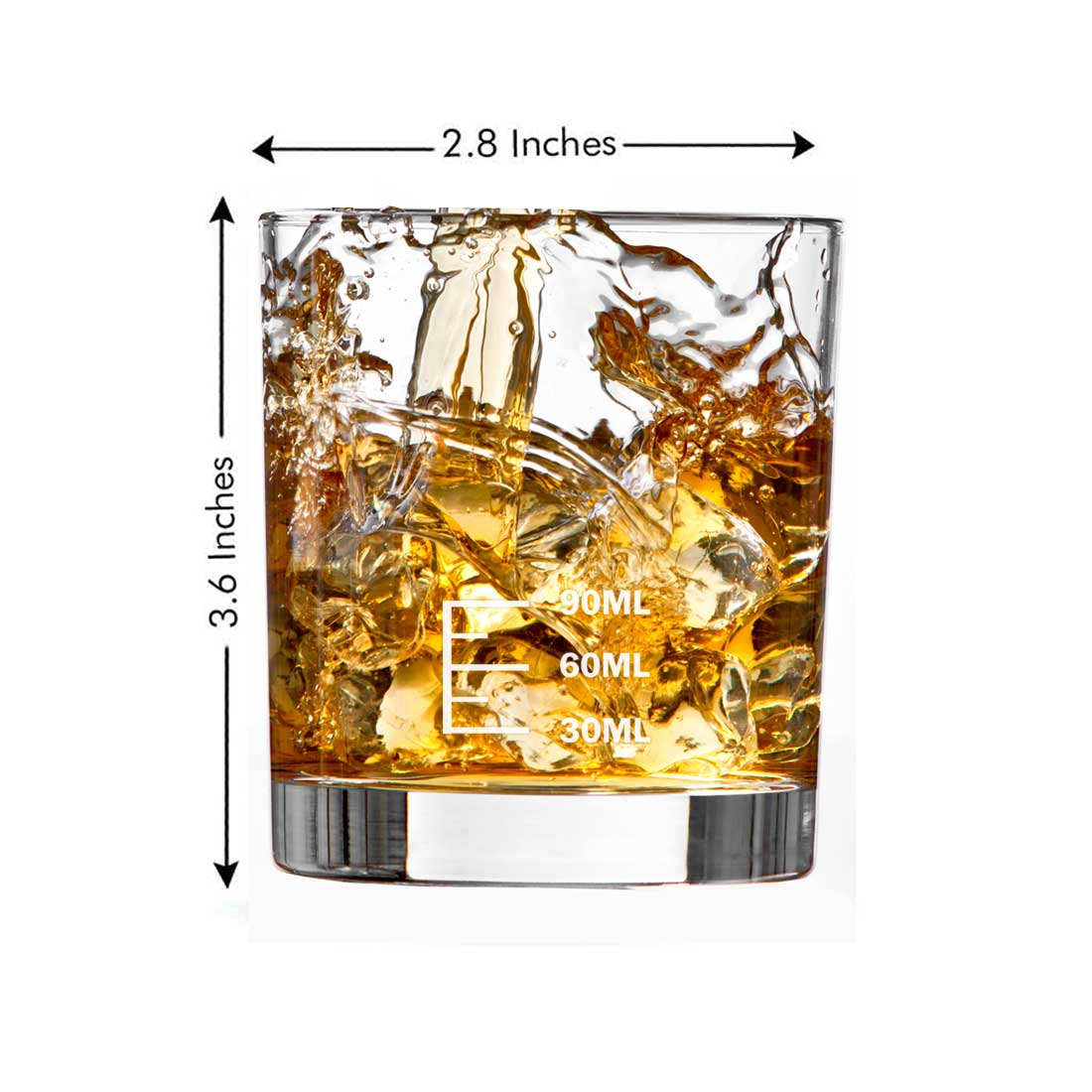 Whiskey Glasses Liquor Glass-  Anniversary Birthday Gift Funny Gifts for Husband Bf - 30ML 60ML 90ML - Image 11