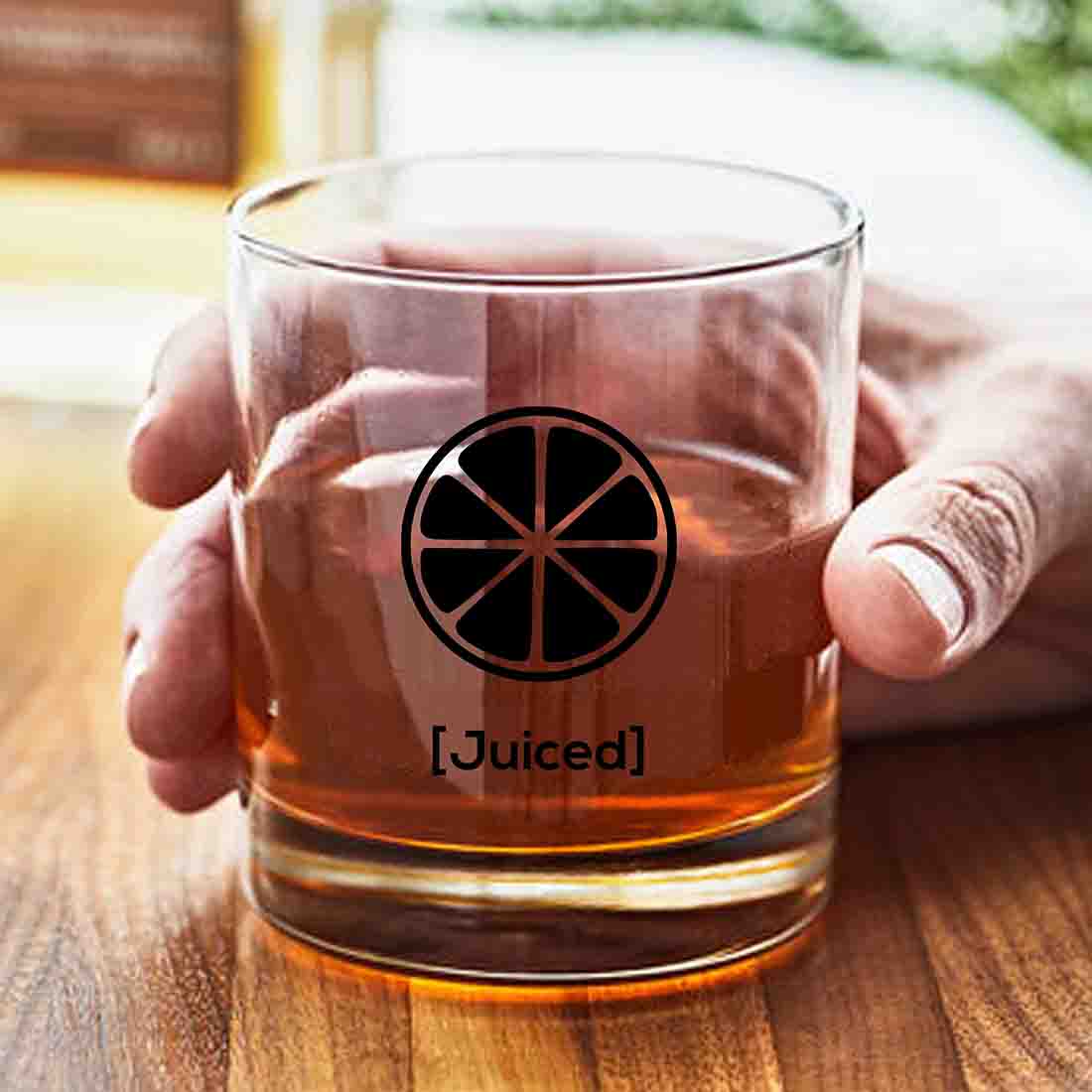 Whiskey Glasses Liquor Glass- Anniversary Birthday Gift Funny Gifts for Husband Bf - JUICED - Image 2