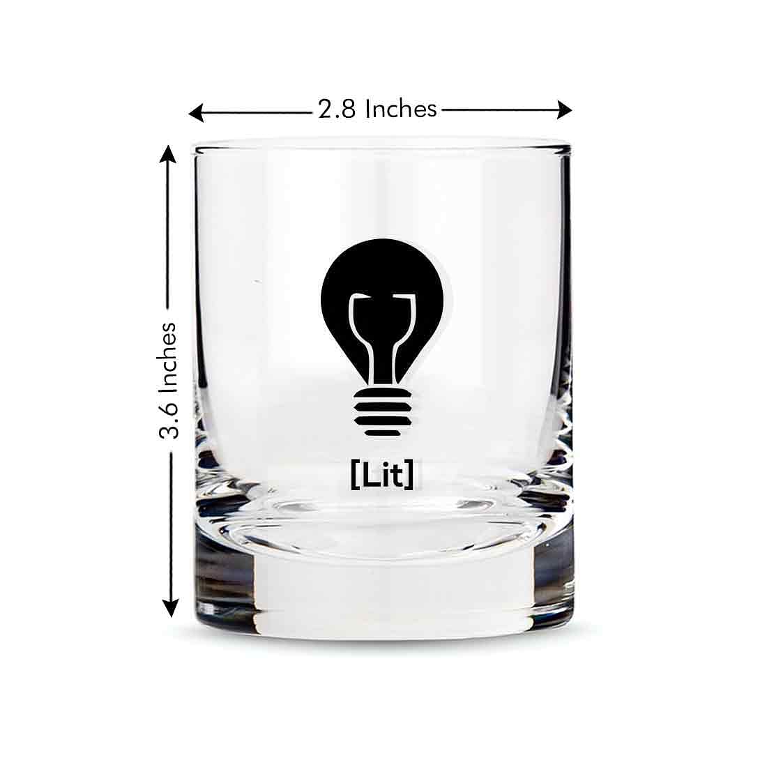 Whiskey Glasses Liquor Glass- Anniversary Birthday Gift Funny Gifts for Husband Bf - LIT - Image 3