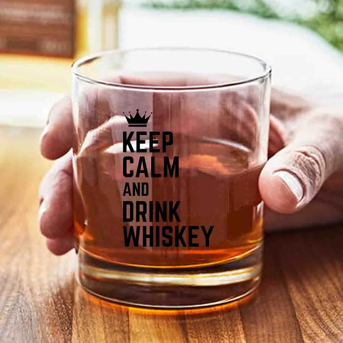 Whiskey Glasses Liquor Glass- Anniversary Birthday Gift Funny Gifts for Husband Bf - KEEP CALM AND DRINK WHISKY - Image 7