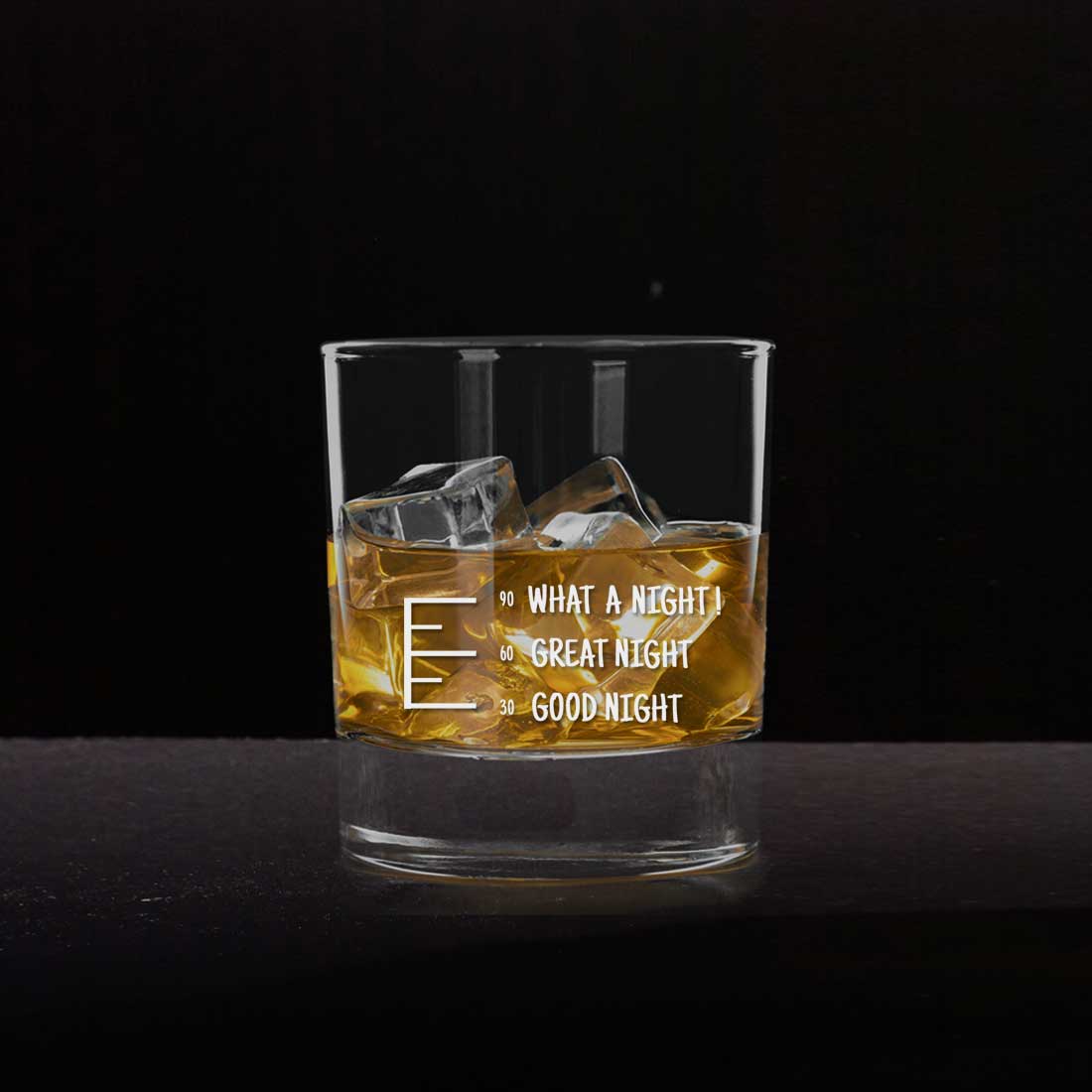 Whiskey Glasses Liquor Glass- Anniversary Birthday Gift Funny Gifts for Husband Bf - GOOD NIGHT GREATE NIGHT WHAT NIGHT? - Image 3