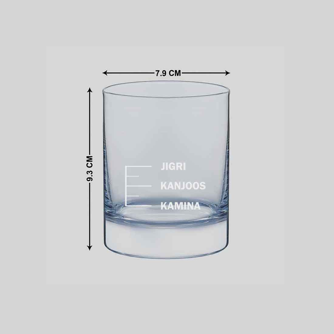 Whiskey Glasses Liquor Glass- Anniversary Birthday Gift Funny Gifts for Husband Bf - KAMINA KANJOOS JIGRI - Image 10
