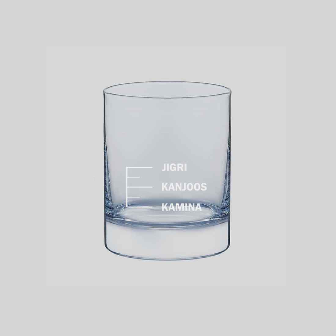 Whiskey Glasses Liquor Glass- Anniversary Birthday Gift Funny Gifts for Husband Bf - KAMINA KANJOOS JIGRI - Image 9