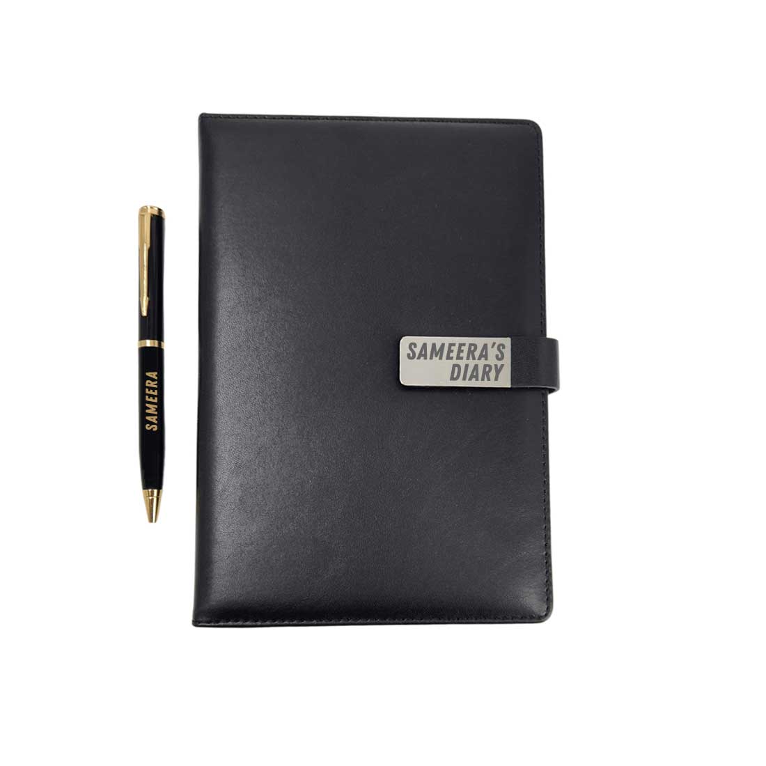 Personalized Diary with Pen Engraving Name Notebook Set - Corporate Gift - Image 7