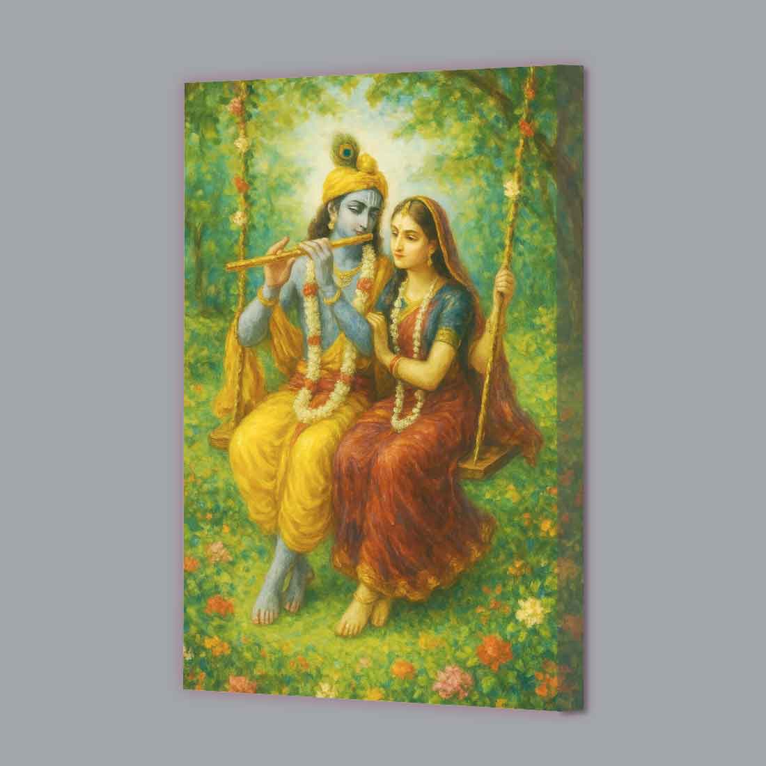 Divine Radha Krishna Photo Frame with LED Backlight – Perfect for Home Décor, Pooja Room & Thoughtful Gifting - Image 5