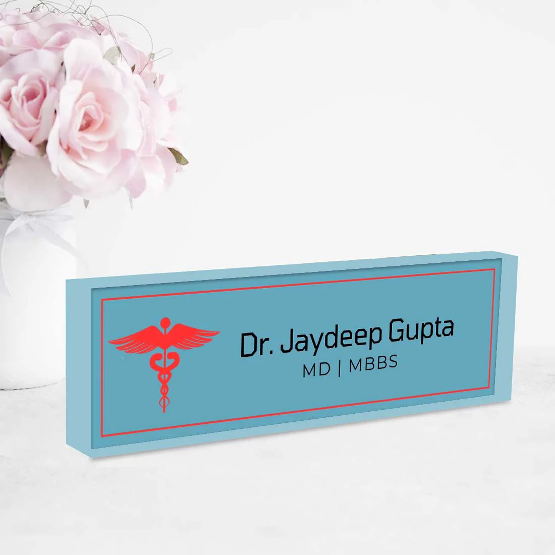 Doctor Desk Name Plate – Table Name Plate for Professionals Doctors