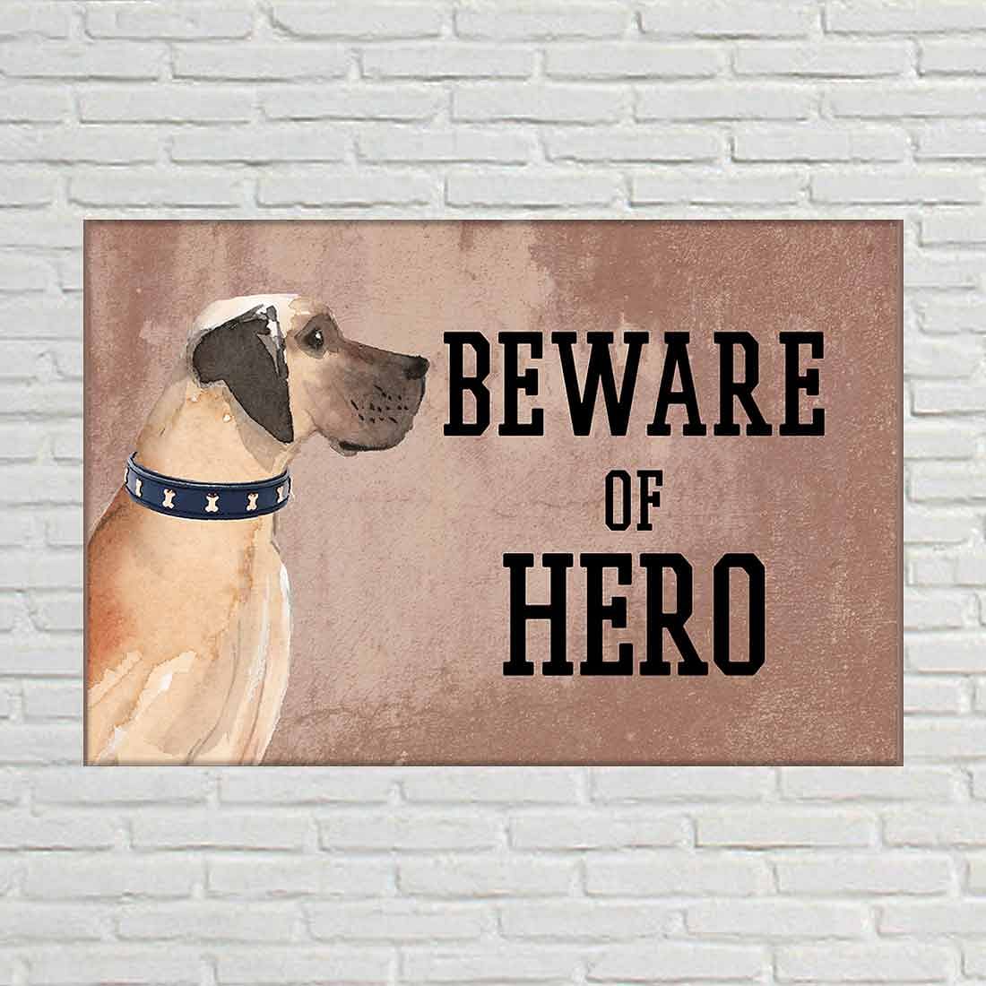 Personalized Dog Name Plates Beware Of Dog Sign - Great Dane - Image 2