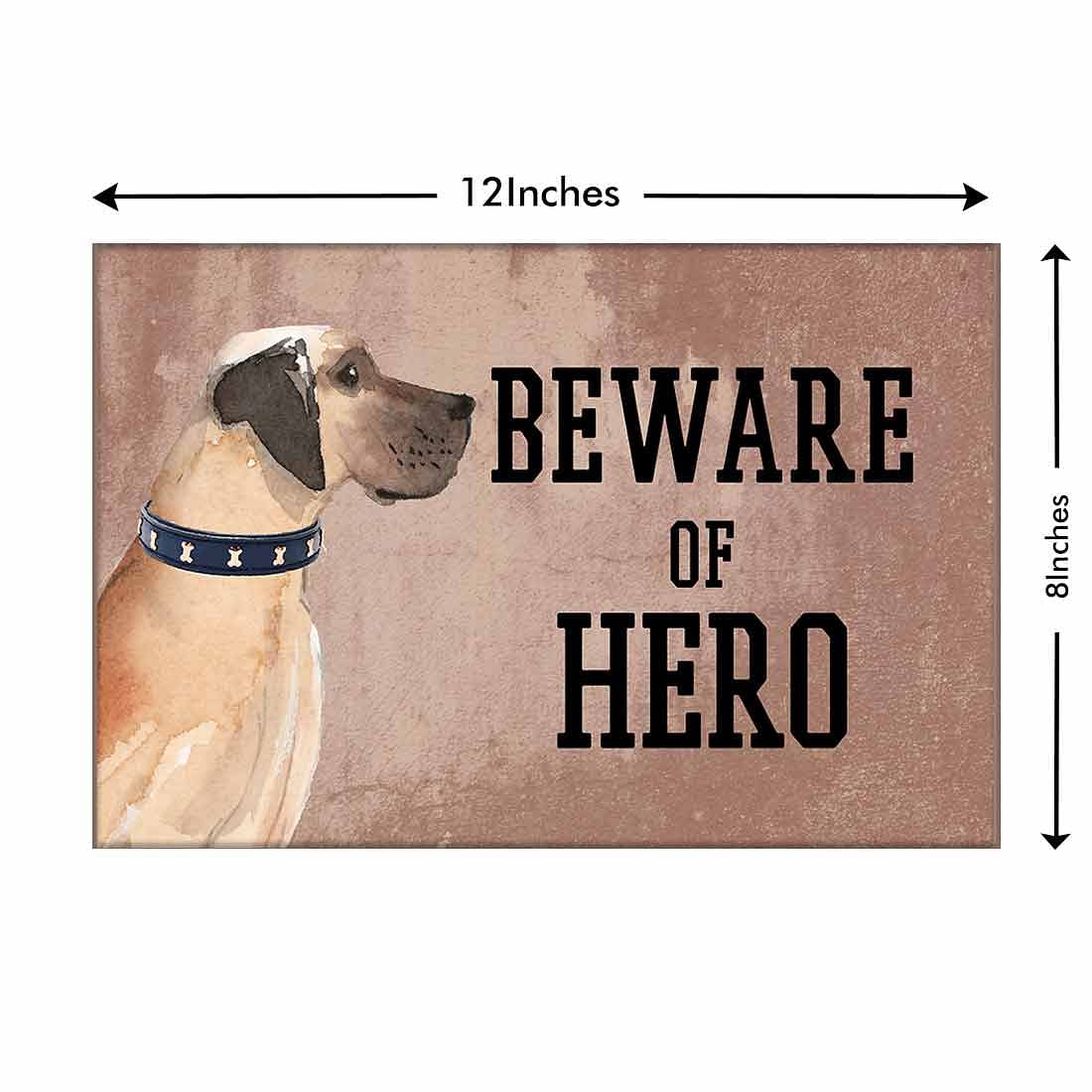 Personalized Dog Name Plates Beware Of Dog Sign - Great Dane - Image 3