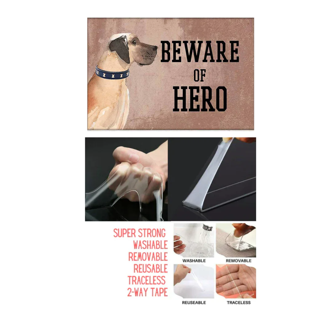 Personalized Dog Name Plates Beware Of Dog Sign - Great Dane - Image 4