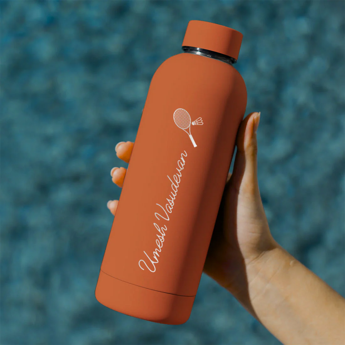 Double Insulated Name Bottle Stainless Steel Water Bottles for Travel Office Gym Home - BPA Free, Leakproof - Image 10