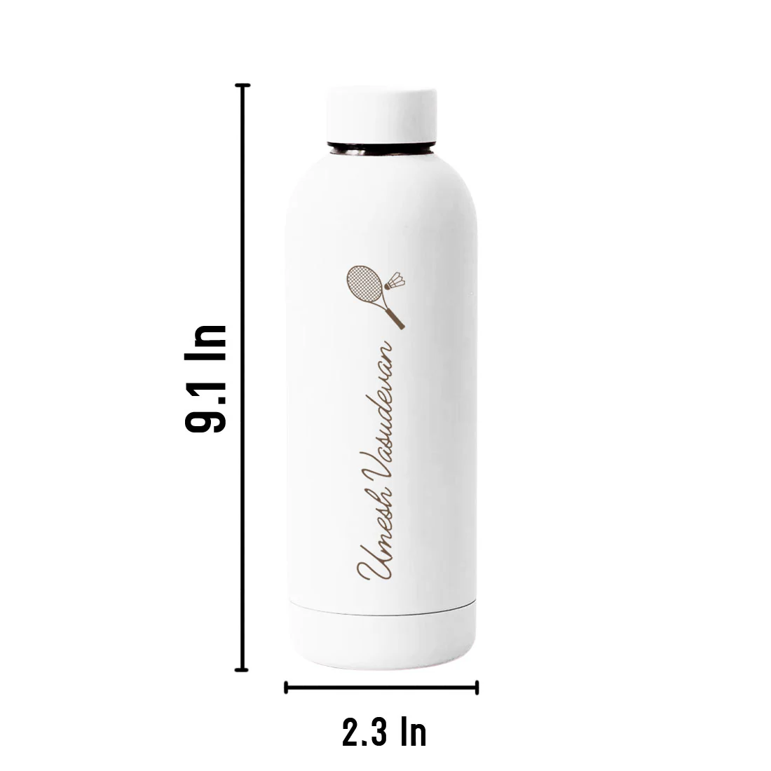 Double Insulated Name Bottle Stainless Steel Water Bottles for Travel Office Gym Home - BPA Free, Leakproof - Image 29