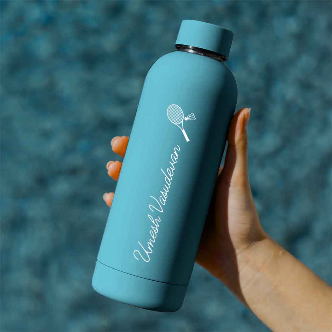 Double Insulated Name Bottle Stainless Steel Water Bottles for Travel Office Gym Home - BPA Free, Leakproof - Image 3