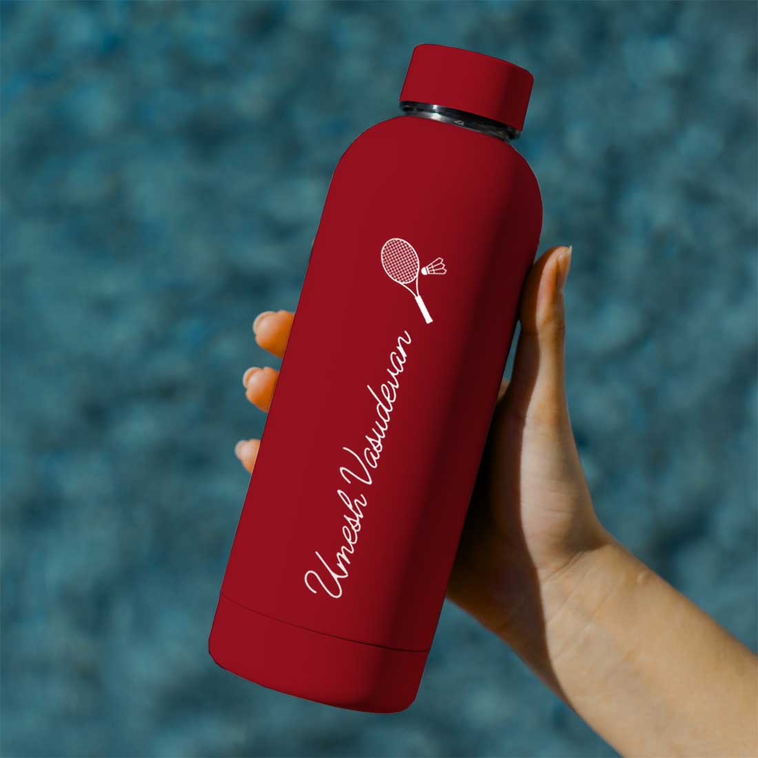 Double Insulated Name Bottle Stainless Steel Water Bottles for Travel Office Gym Home - BPA Free, Leakproof - Image 5