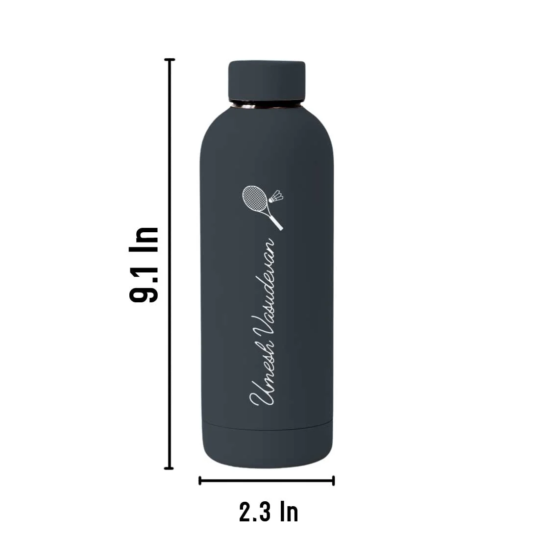 Double Insulated Name Bottle Stainless Steel Water Bottles for Travel Office Gym Home - BPA Free, Leakproof - Image 59