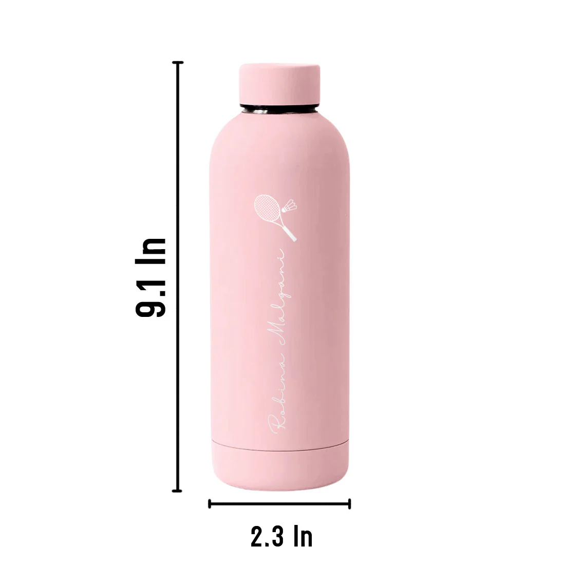 Double Insulated Name Bottle Stainless Steel Water Bottles for Travel Office Gym Home - BPA Free, Leakproof - Image 63