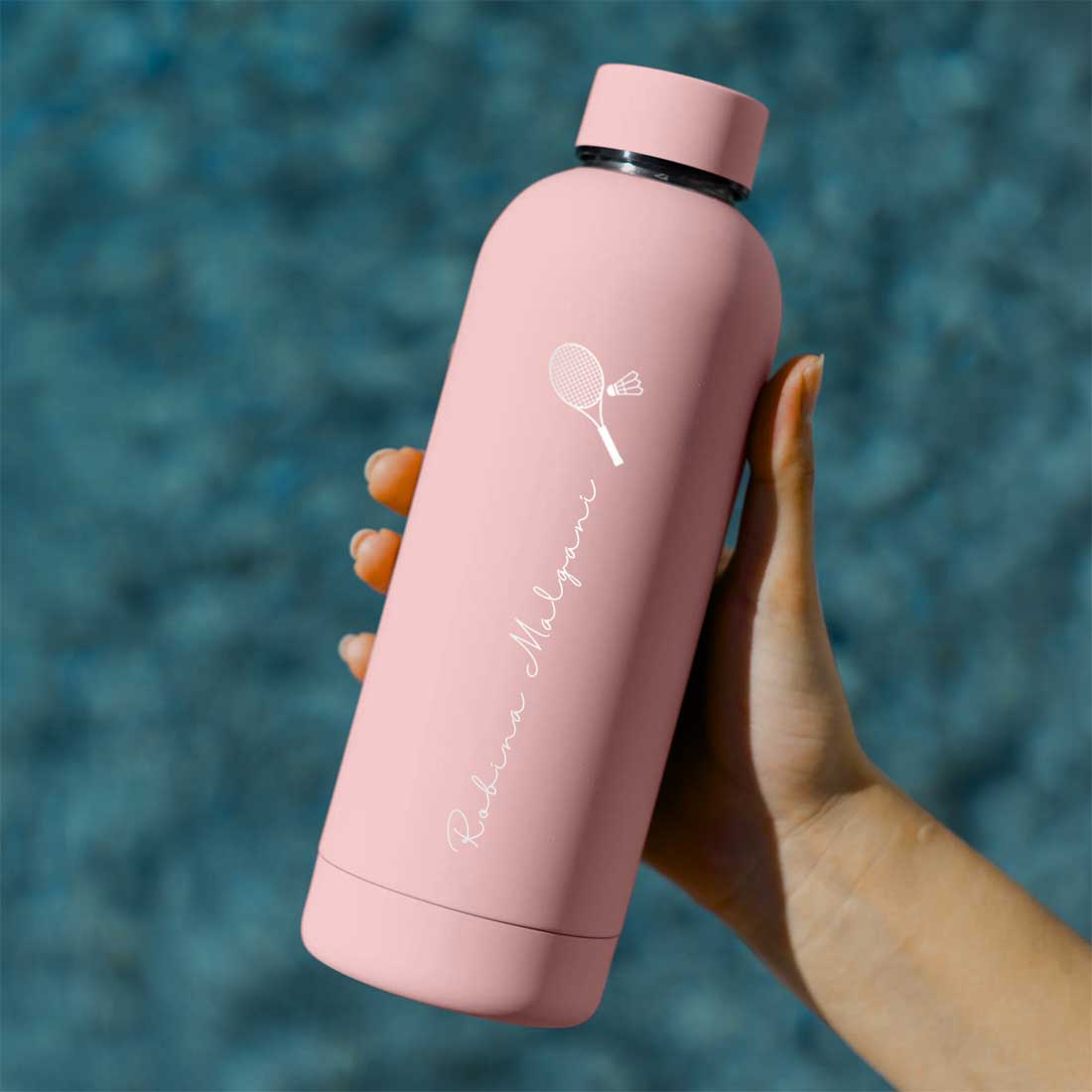 Double Insulated Name Bottle Stainless Steel Water Bottles for Travel Office Gym Home - BPA Free, Leakproof - Image 9