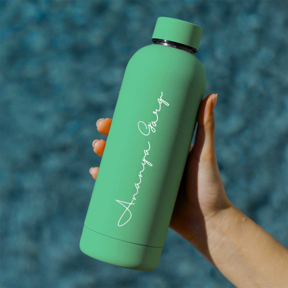 Double Insulated Water Bottle with Name 500ml Stainless Steel Bottles for Office Home Travel- BPA Free, Leakproof - Image 13
