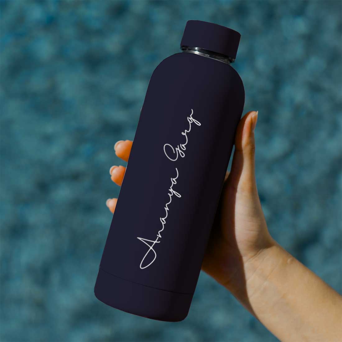 Double Insulated Water Bottle with Name 500ml Stainless Steel Bottles for Office Home Travel- BPA Free, Leakproof - Image 14