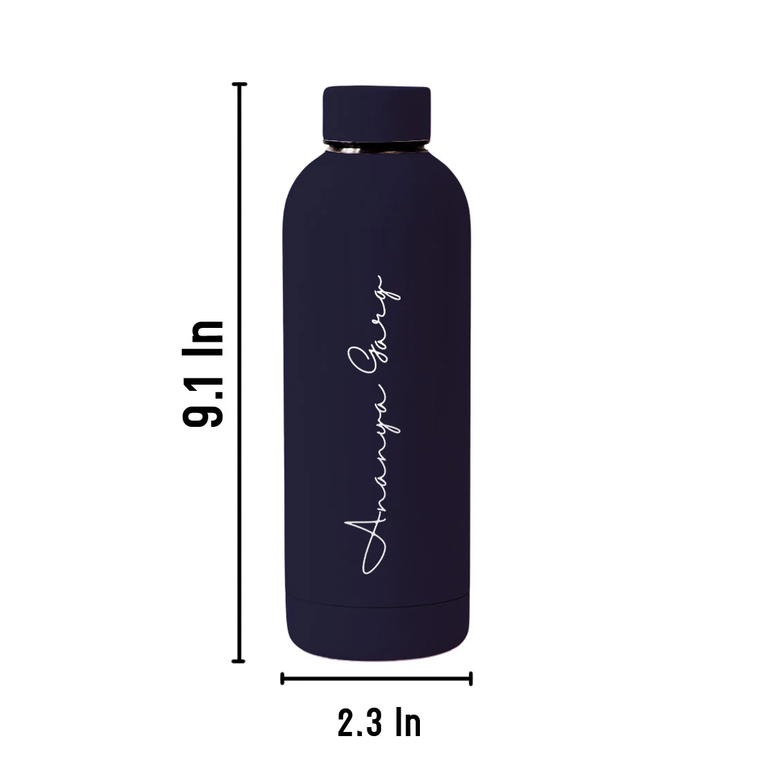 Double Insulated Water Bottle with Name 500ml Stainless Steel Bottles for Office Home Travel- BPA Free, Leakproof - Image 23