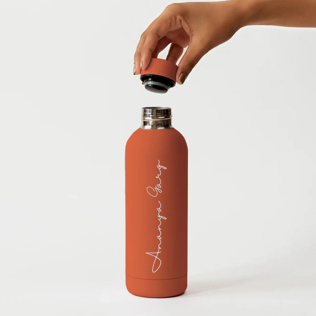 Double Insulated Water Bottle with Name 500ml Stainless Steel Bottles for Office Home Travel- BPA Free, Leakproof - Image 29