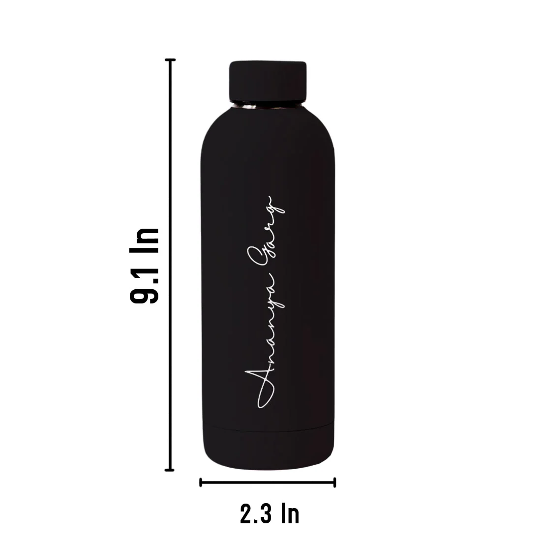 Double Insulated Water Bottle with Name 500ml Stainless Steel Bottles for Office Home Travel- BPA Free, Leakproof - Image 37