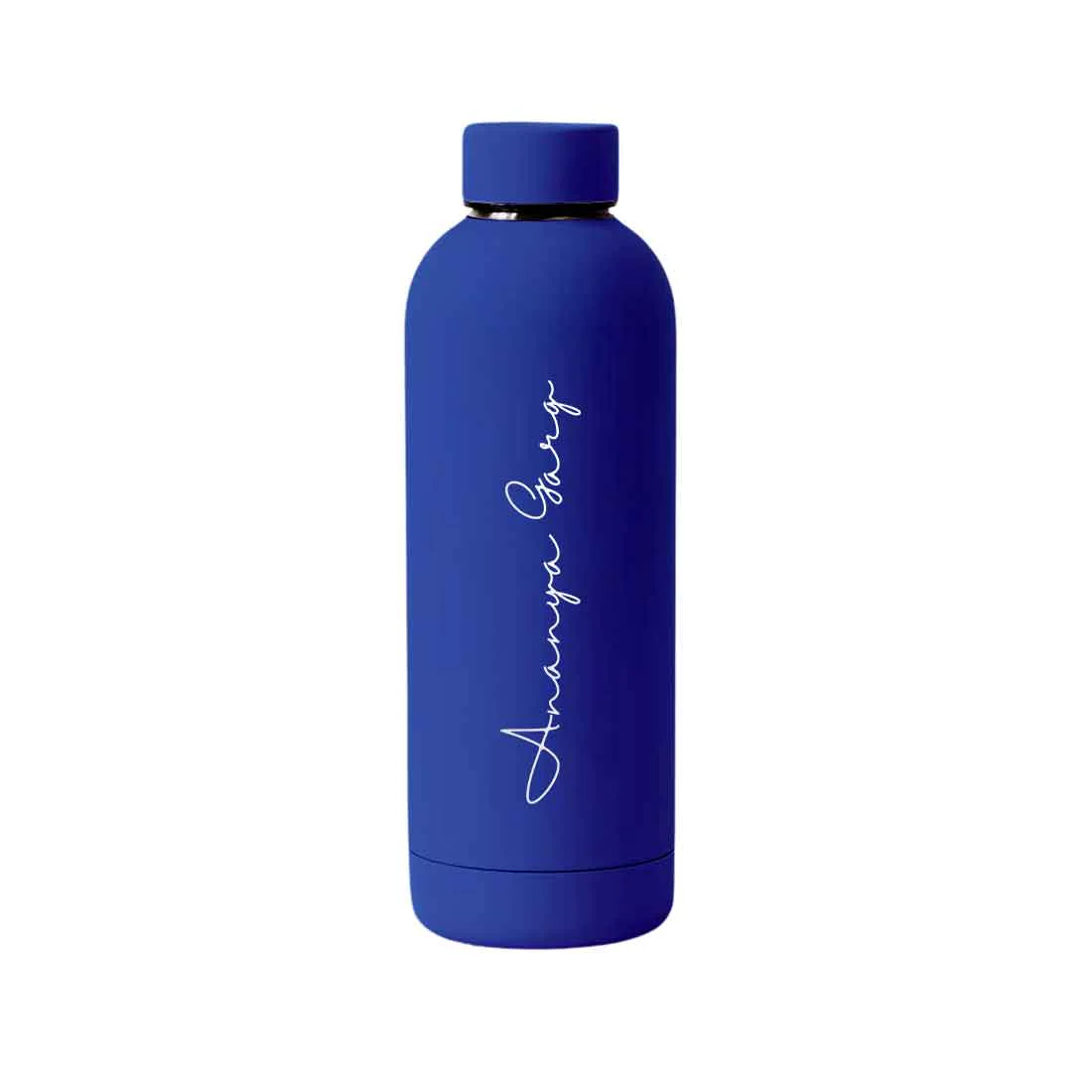 Double Insulated Water Bottle with Name 500ml Stainless Steel Bottles for Office Home Travel- BPA Free, Leakproof - Image 42