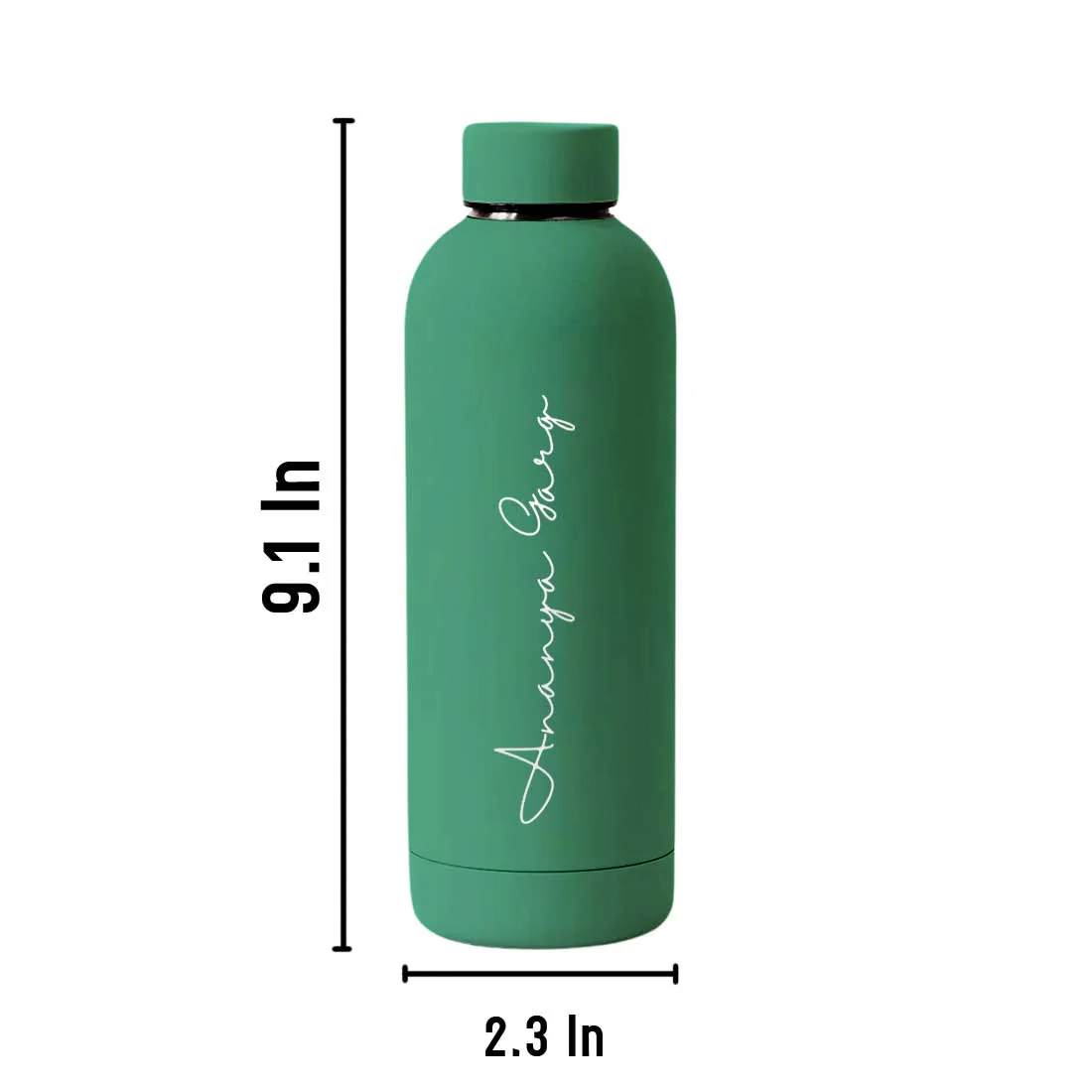 Double Insulated Water Bottle with Name 500ml Stainless Steel Bottles for Office Home Travel- BPA Free, Leakproof - Image 45