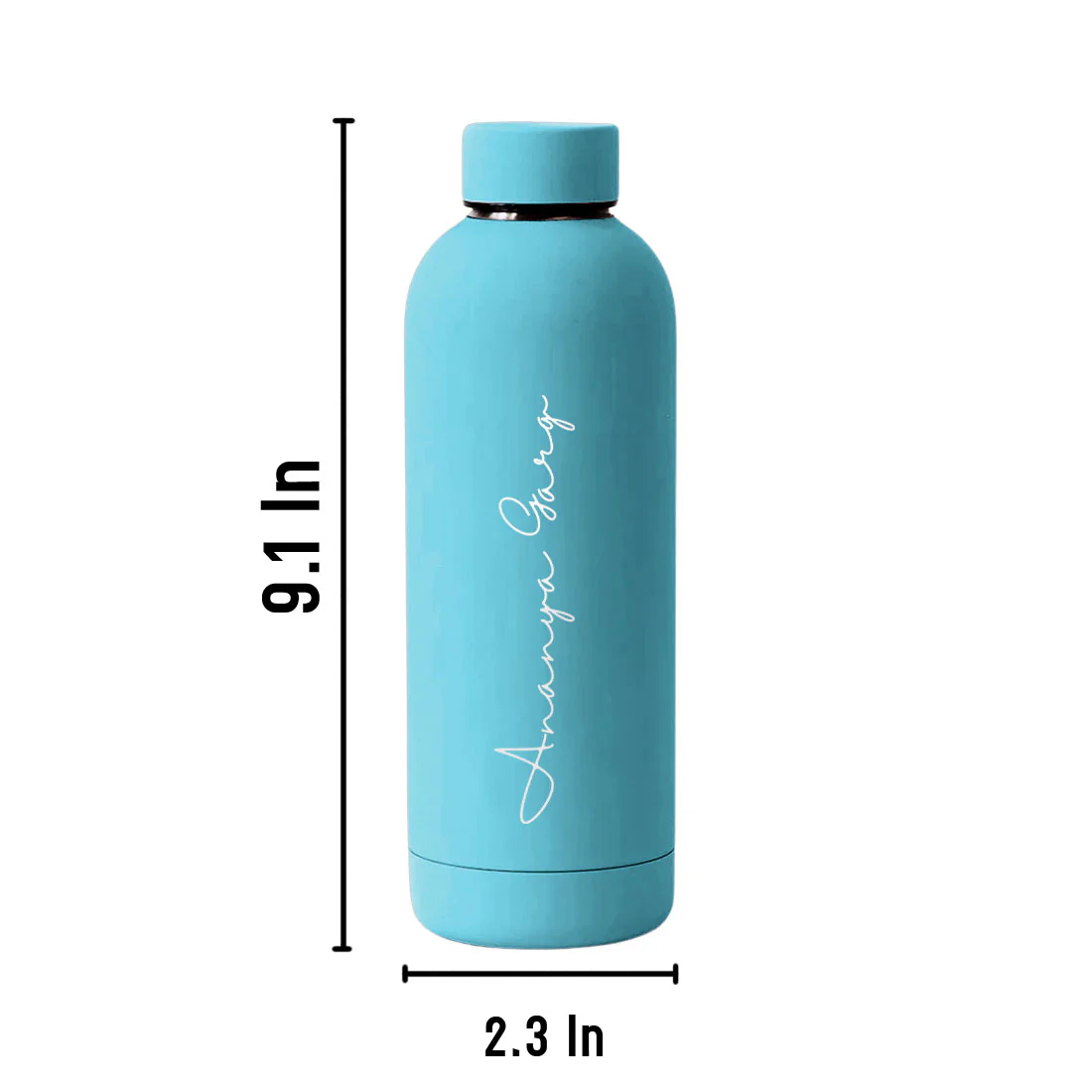 Double Insulated Water Bottle with Name 500ml Stainless Steel Bottles for Office Home Travel- BPA Free, Leakproof - Image 51