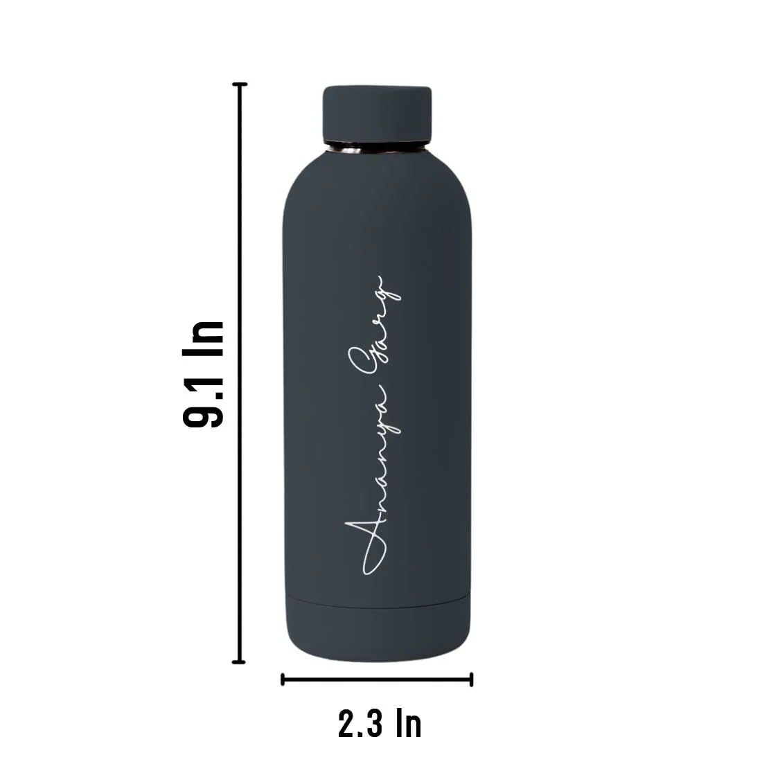 Double Insulated Water Bottle with Name 500ml Stainless Steel Bottles for Office Home Travel- BPA Free, Leakproof - Image 61