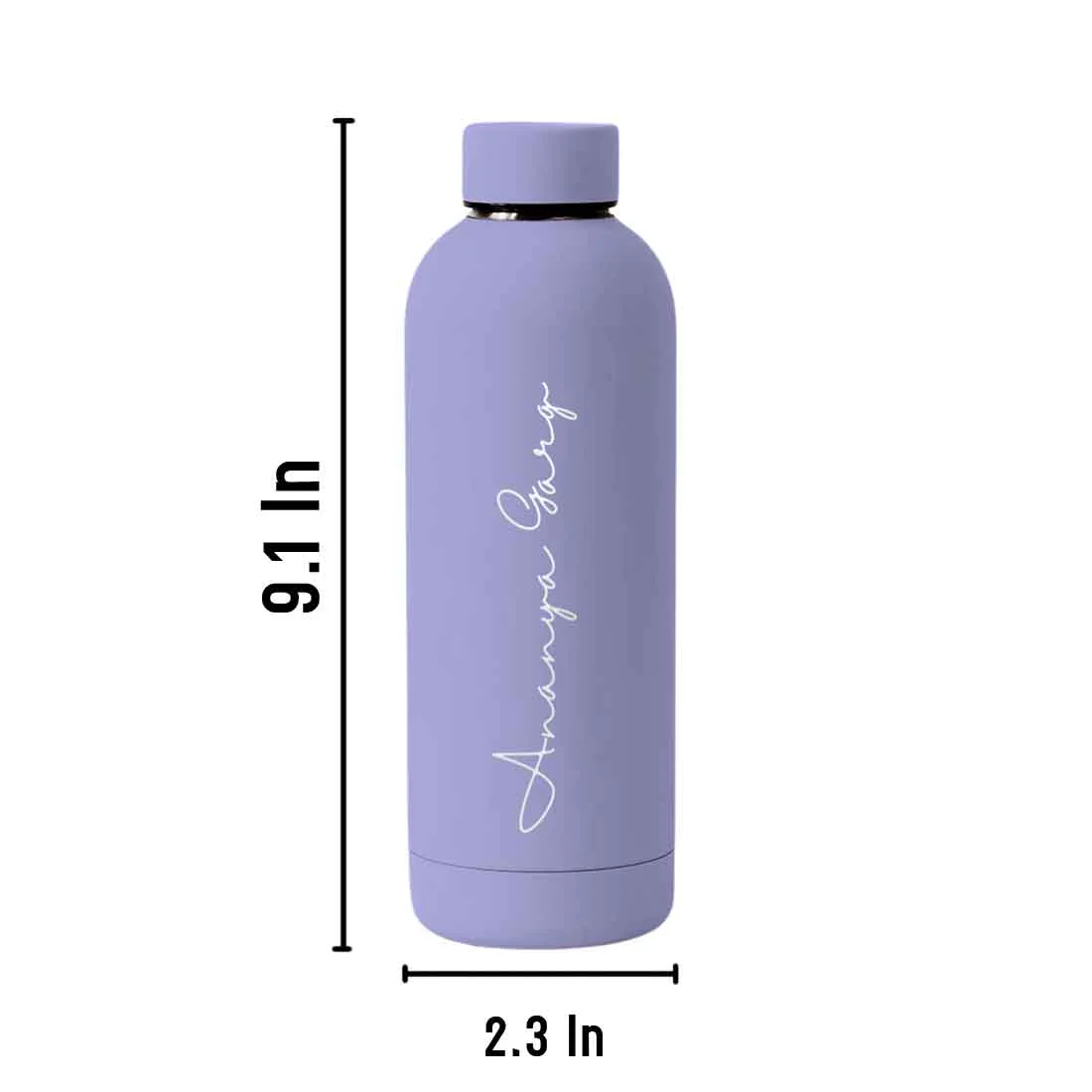 Double Insulated Water Bottle with Name 500ml Stainless Steel Bottles for Office Home Travel- BPA Free, Leakproof - Image 72