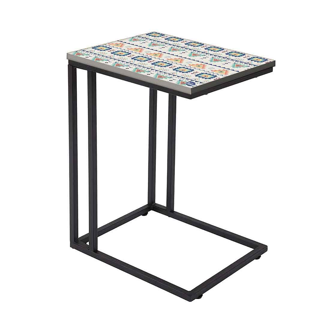 Outdoor Sofa C Table - Aztec Grey Pattern - Image 2