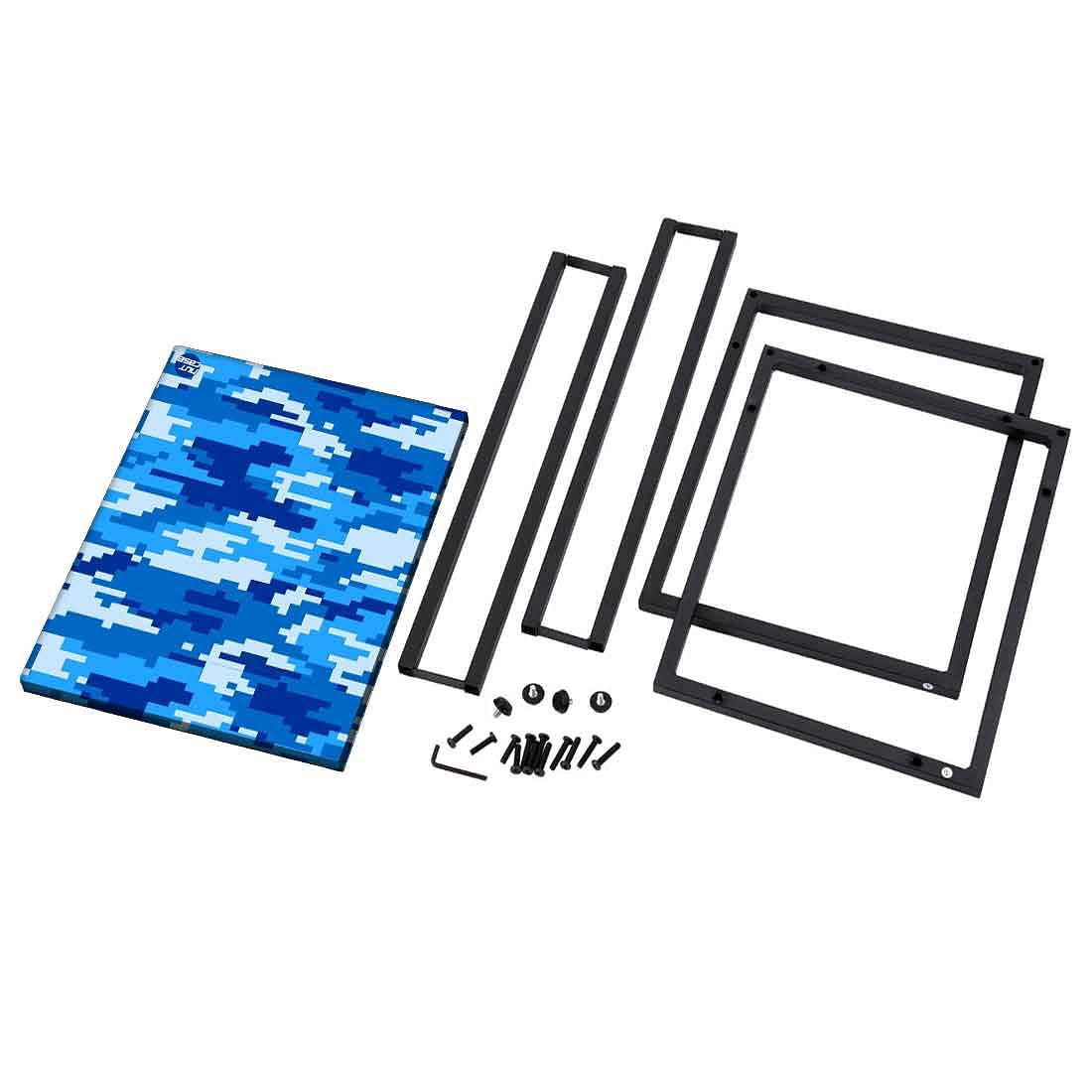 Blue Metal C Table - 8 Bit Camouflage Blue Navy - Image 8
