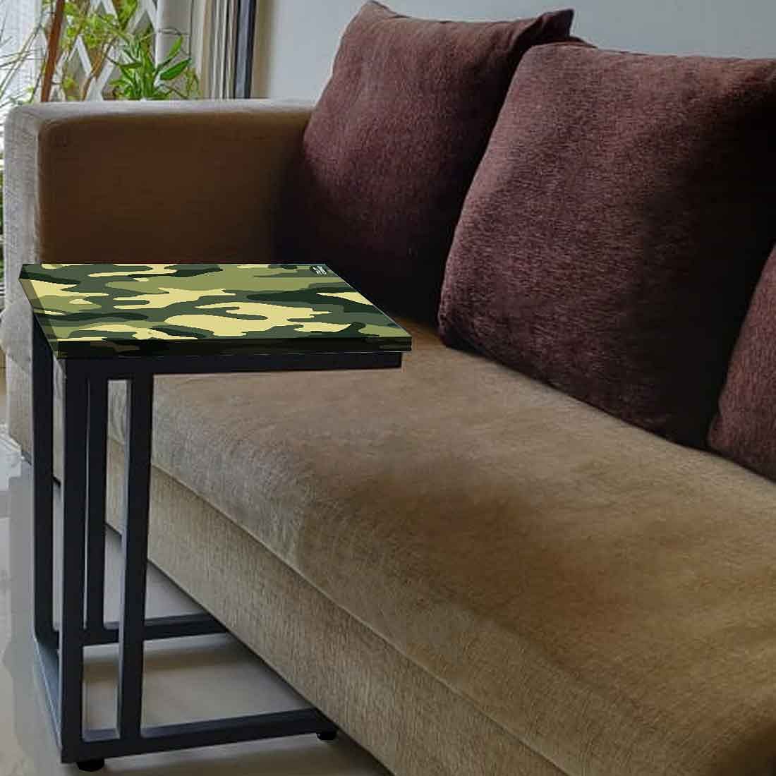 Bedside C Shaped Table - Army Camouflage - Image 3
