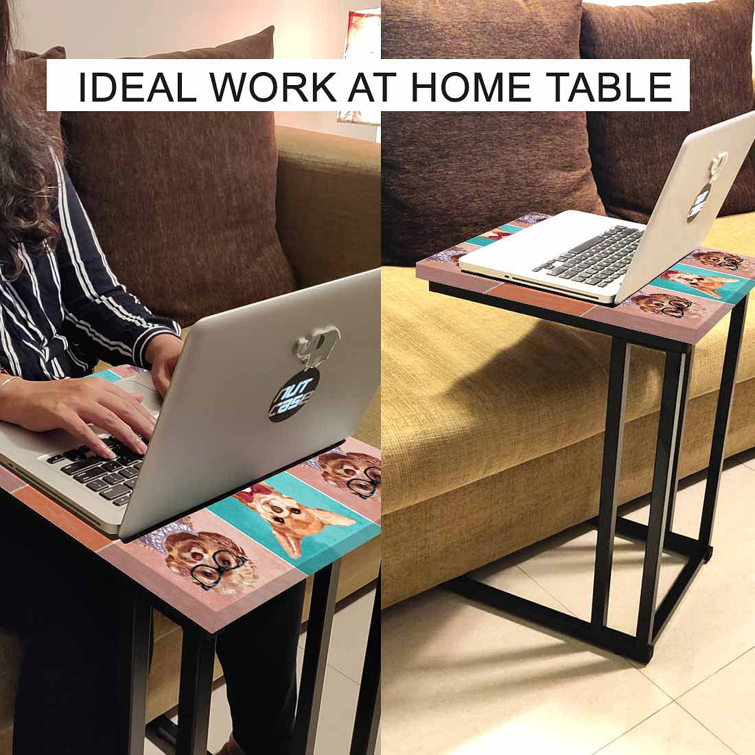 Designer Cute Metal C Table - Dog Design - Image 6