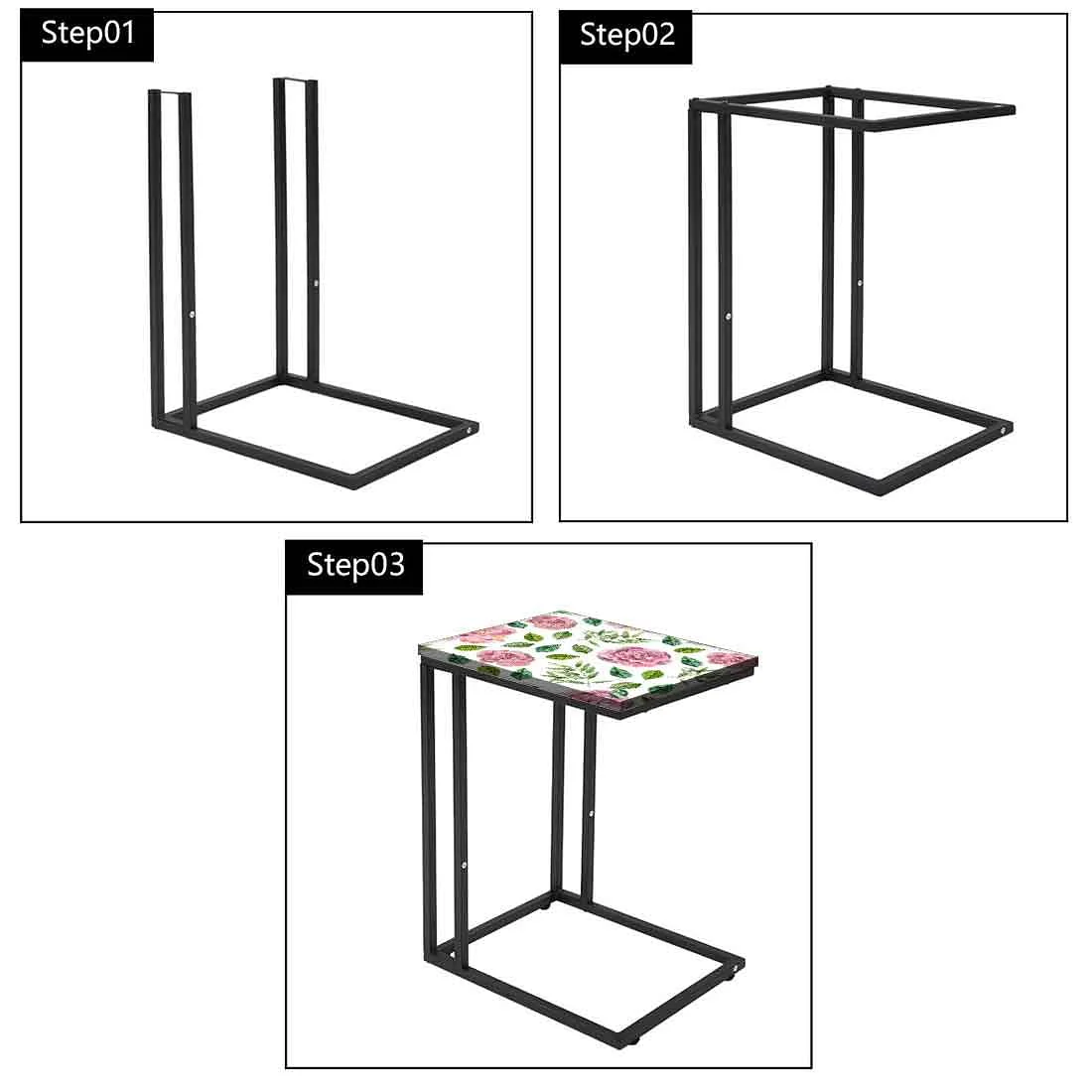 Latest Floral Metal C Table - Floral Designer - Image 7