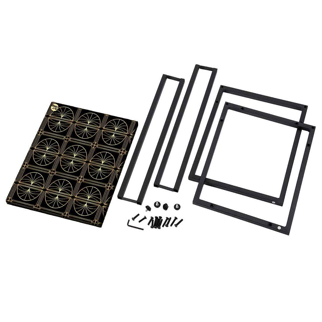 Black C Shaped End Table Serving Tables for Living Room - Palms - Image 8