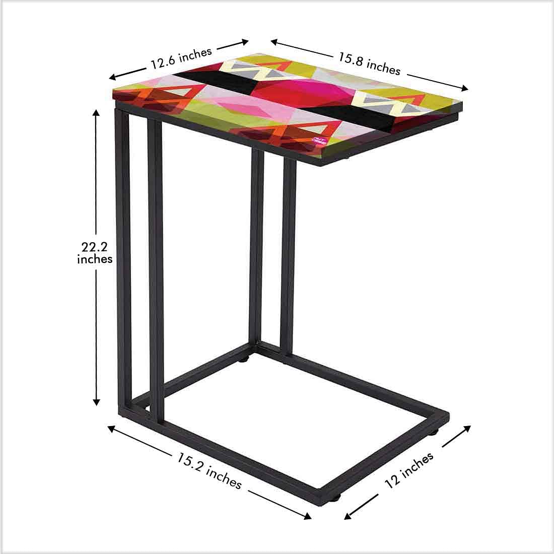 Small C Side Table For Sofa - Beautiful Art - Image 5